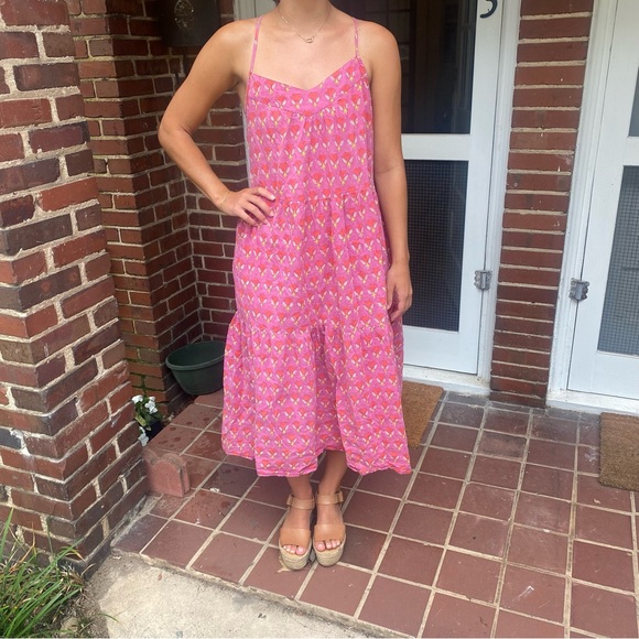 Tuckernuck SZ Blockprints Midi Dress - Picture 1 of 5